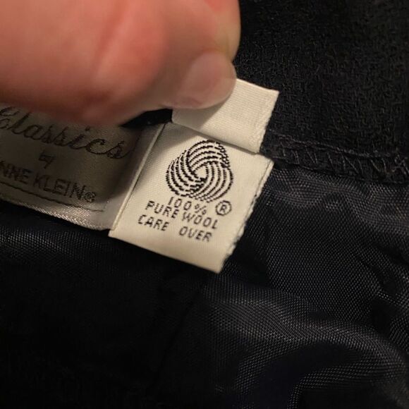 🌞 VINTAGE Classics by Anne Klein Wool Midi Skirt - Picture 2 of 3